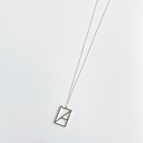 [ Silver 925 ] flan Pendant Necklace
